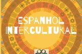 Imagem com escrita Espanhol Intercultural no centro e símbolos Adinkras ao fundo