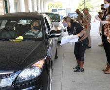 Entrega das cestas básicas