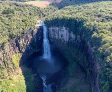 Monumento Natural Salto São João. Foto: Alessandro Vieira.