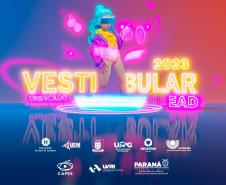Cartaz de divulgação do vestibular