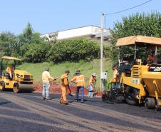 asfalto de acesso à UBS da Vila Monte Castelo 