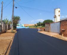asfalto de acesso à UBS da Vila Monte Castelo 