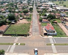 Ruas recentemente pavimentadas