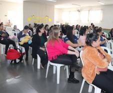 Publico durante o evento realizado em alusão ao incentivo da amamentação.