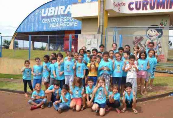 Turma do Projeto Curumim I de Ubiratã