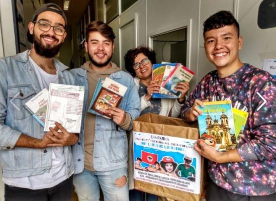 Campanha de doações de livros de literatura infantil para as escolas do campo dos Assentamentos do MST.