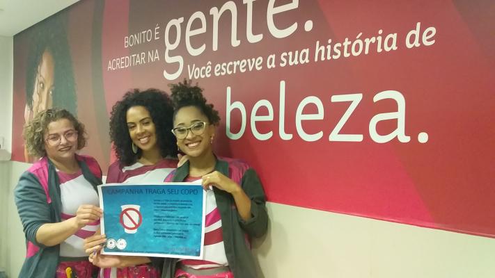 CAMPANHA TRAGA SEU COPO Salao de beleza Natural Sao Paulo