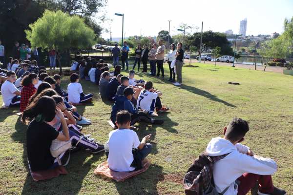 Palestras Ambientais ao Ar Livre para Alunos da Rede Estadual