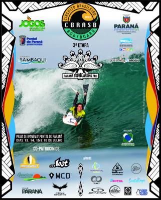 Cartaz da 3a Etapa do Cicuito Brasileiro de Bodyboarding